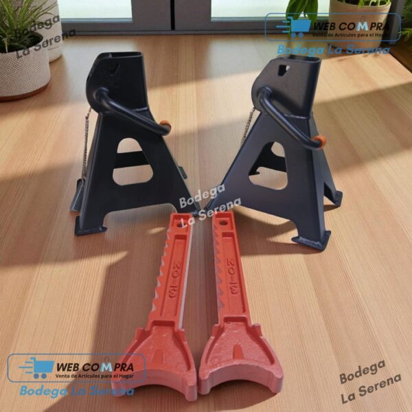 BANQUILLOS PARA AUTO COLOR NEGRO 3 TONELDAS