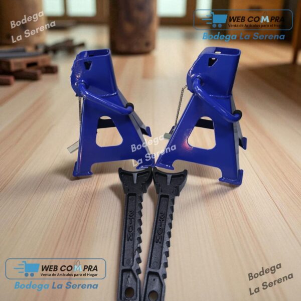 BANQUILLOS PARA AUTO COLOR AZUL 3 TONELADAS