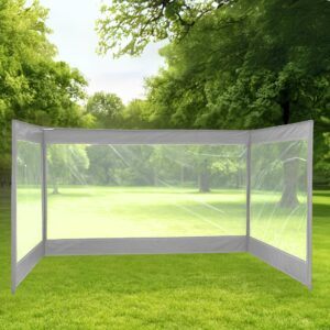 LONA LATERAL TRANSPARENTE BLANCO 3X3