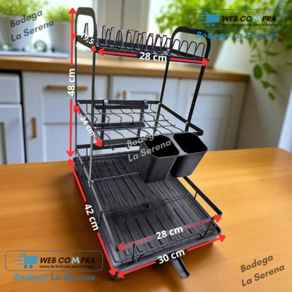 ESCURRIDOR STORE RACK 3 NIVELES - Imagen 3