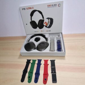 RELOJ + AUDIFONOS P9 ULTRA 2 COLOR NEGRO