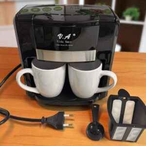 CAFETERA DUO COLOR NEGRA