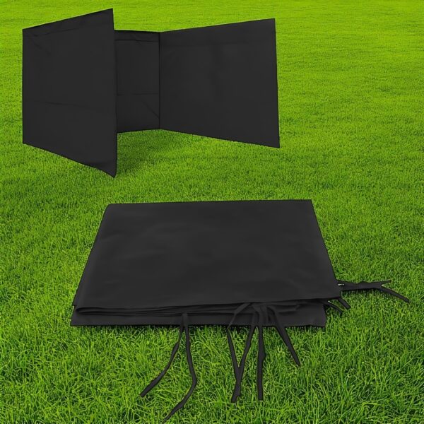 LONA LATERAL PARA TOLDO 3X3 NEGRO