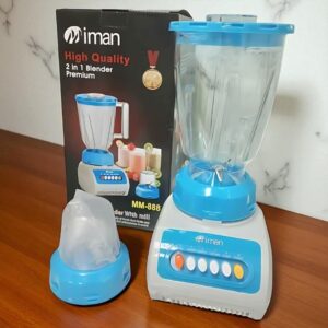 LICUADORA VASO DE PLASTICO CON PICATODO MIMAN AZUL