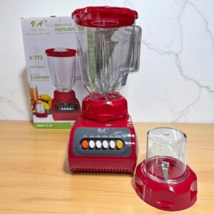 LICUADORA VASO DE PLASTICO CON PICATODO VIDA Y AMOR ROJO