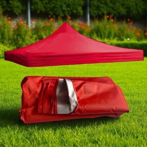 LONA DE TECHO UV 3X3 TOLDO ROJA