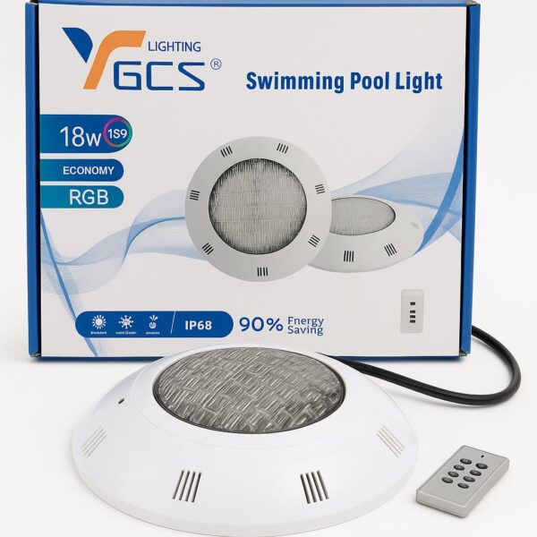 FOCO DE PISCINA 18 WATTS RGB
