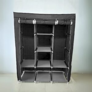 CLOSET ARMABLE 3 CUERPOS NEGRO