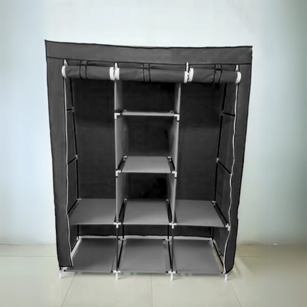 CLOSET ARMABLE 3 CUERPOS NEGRO
