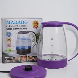 HERVIDOR DE VIDRIO MORADO