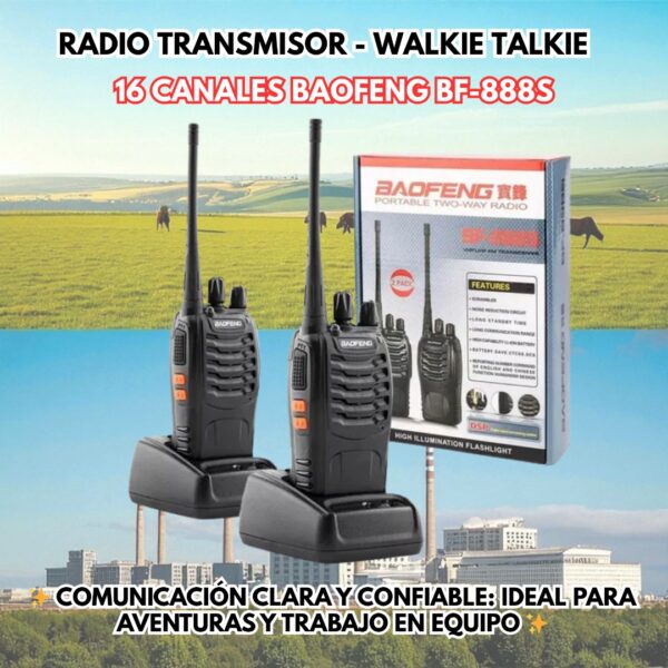 RADIO TRANSMISOR BAOFENG BF-888S - Imagen 2