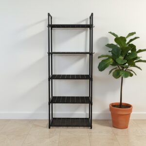 ESTANTE DE ALMACENAMIENTO 5 NIVELES DE PLASTICO