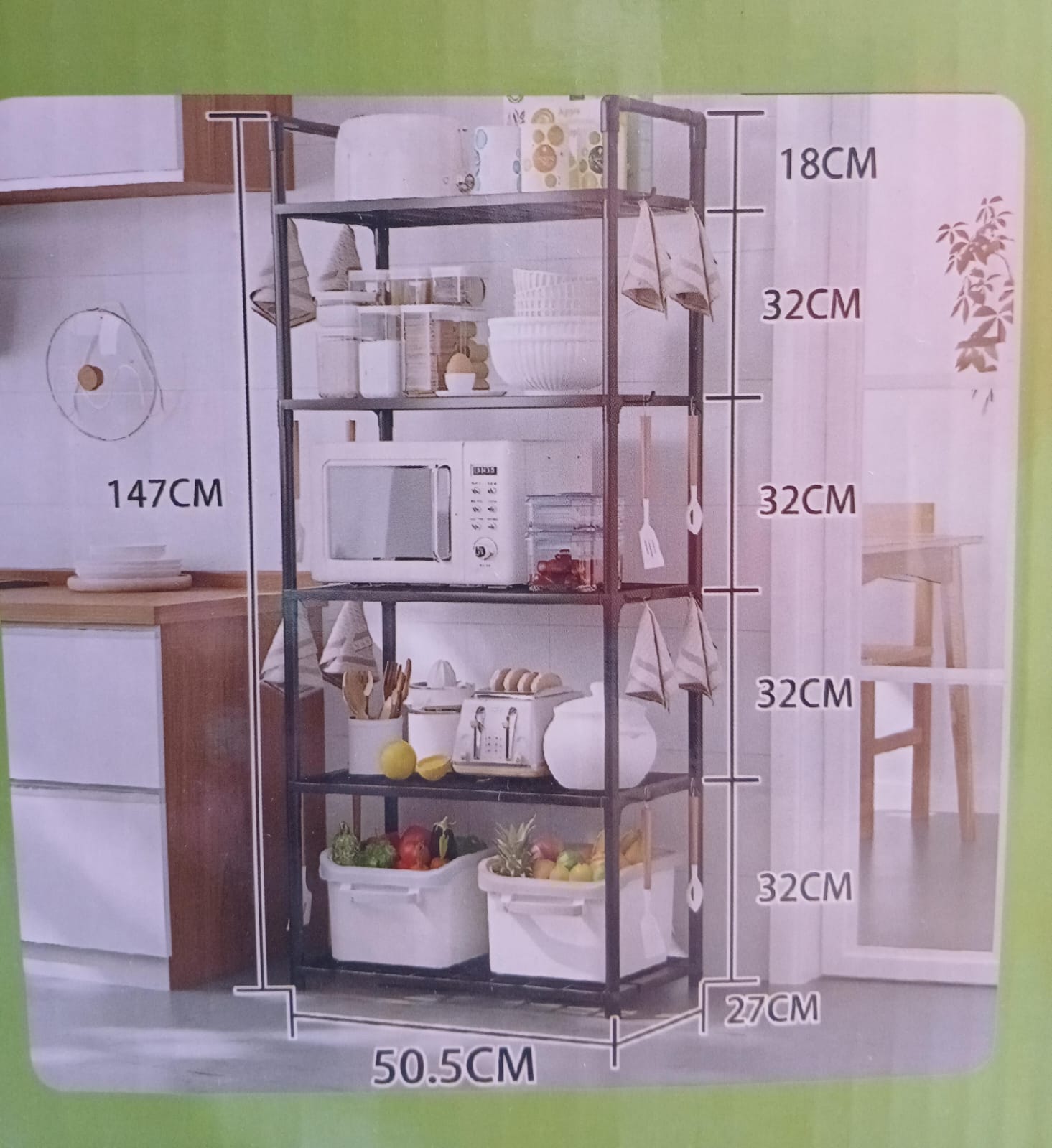 ESTANTE DE ALMACENAMIENTO 5 NIVELES DE PLASTICO - Imagen 2