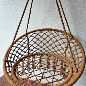 SILLA HAMACA COLGANTE COLOR CAFE