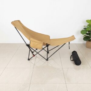 SILLA REPOSERA PLEGABLE CAMPING BEIGE
