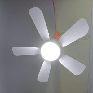 VENTILADOR DE SOQUETE + LUZ LED 50 WATTS