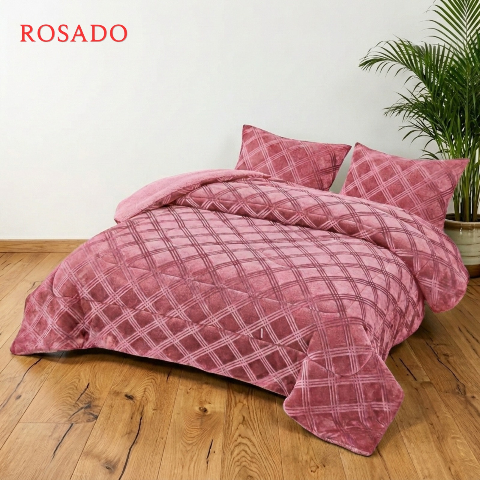 PLUMON CHIPORRO RONBOS 2 PLAZAS ROSADO