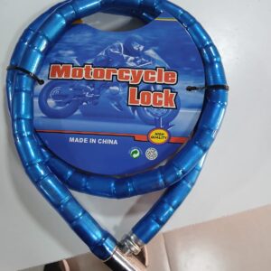 CANDADO DE MOTO Y BICICLETA AZUL
