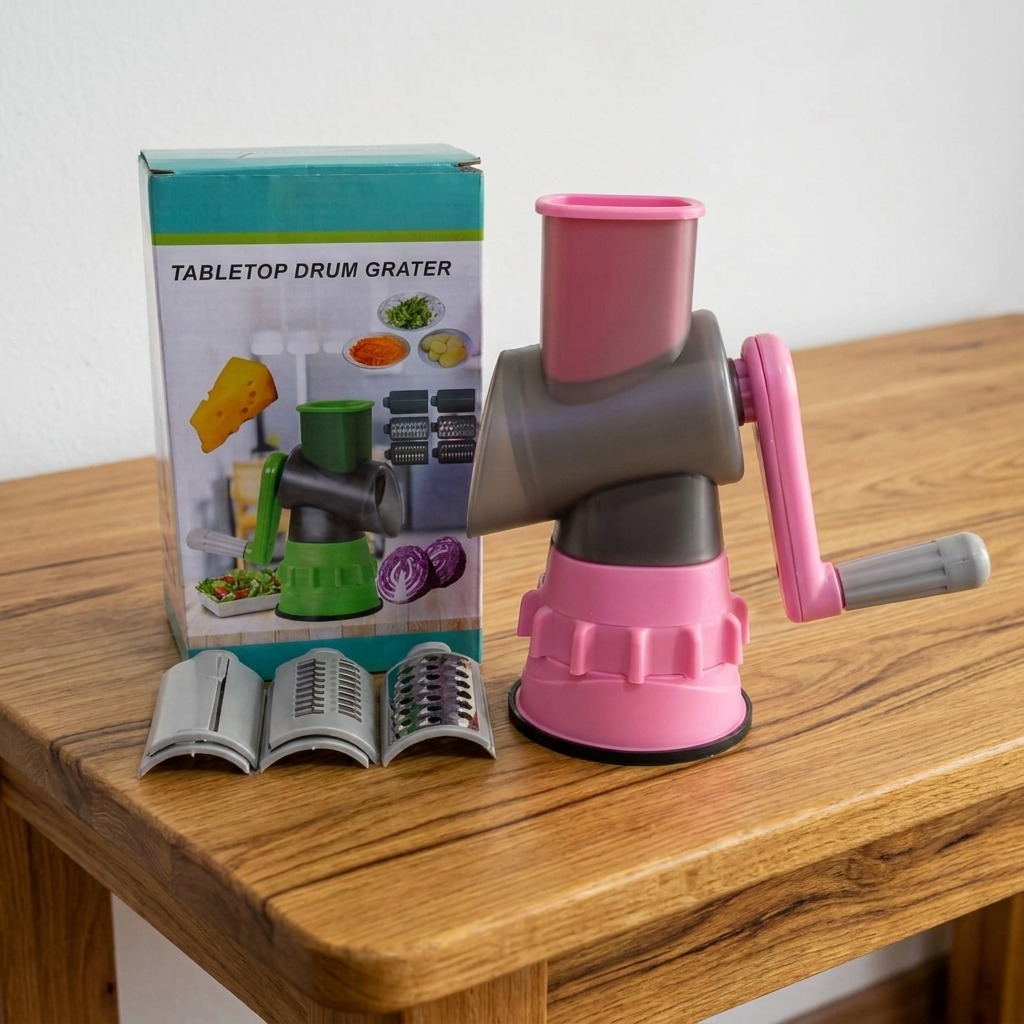 RALLADOR MANUAL COLOR ROSADO