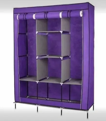 CLOSET ARMABLE 3 CUERPO MORADO