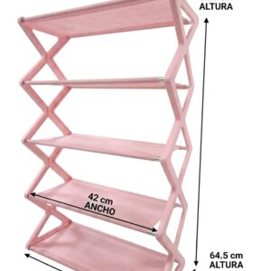 ZAPATERA ORGANIZADOR 4 NIVELES ROSADO