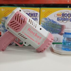 PISTOLA DE BURBUJAS ROSADO