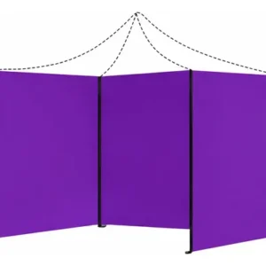 LONA LATERAL PARA TOLDO 3X3 MORADO