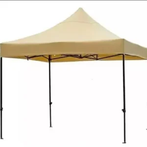 TOLDO PLEGABLE 3X3 CON ESTRUCTURA LONA BEIGE CON UV